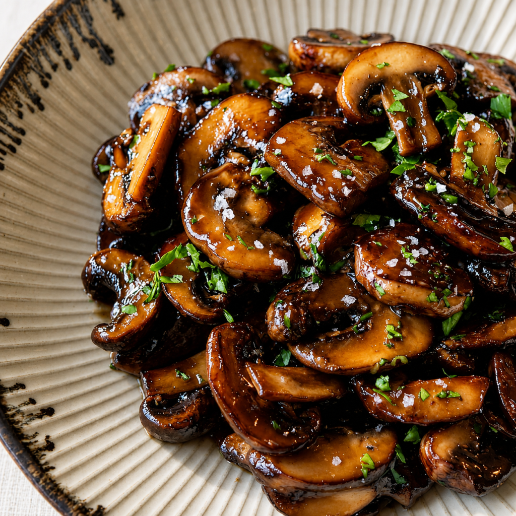 Balsamic Roasted Mushrooms