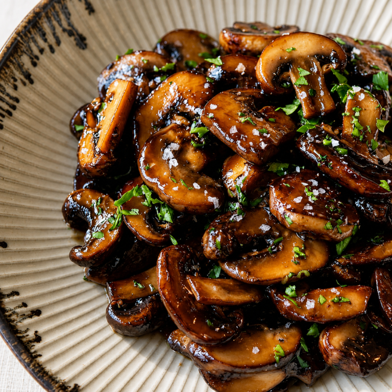 Balsamic Roasted Mushrooms