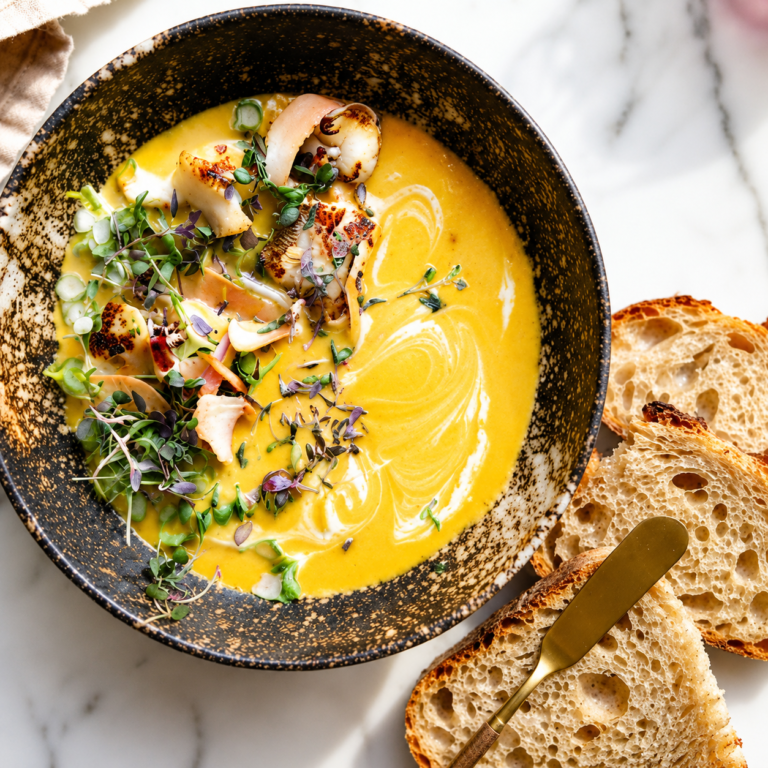Coconut Cauliflower Soup