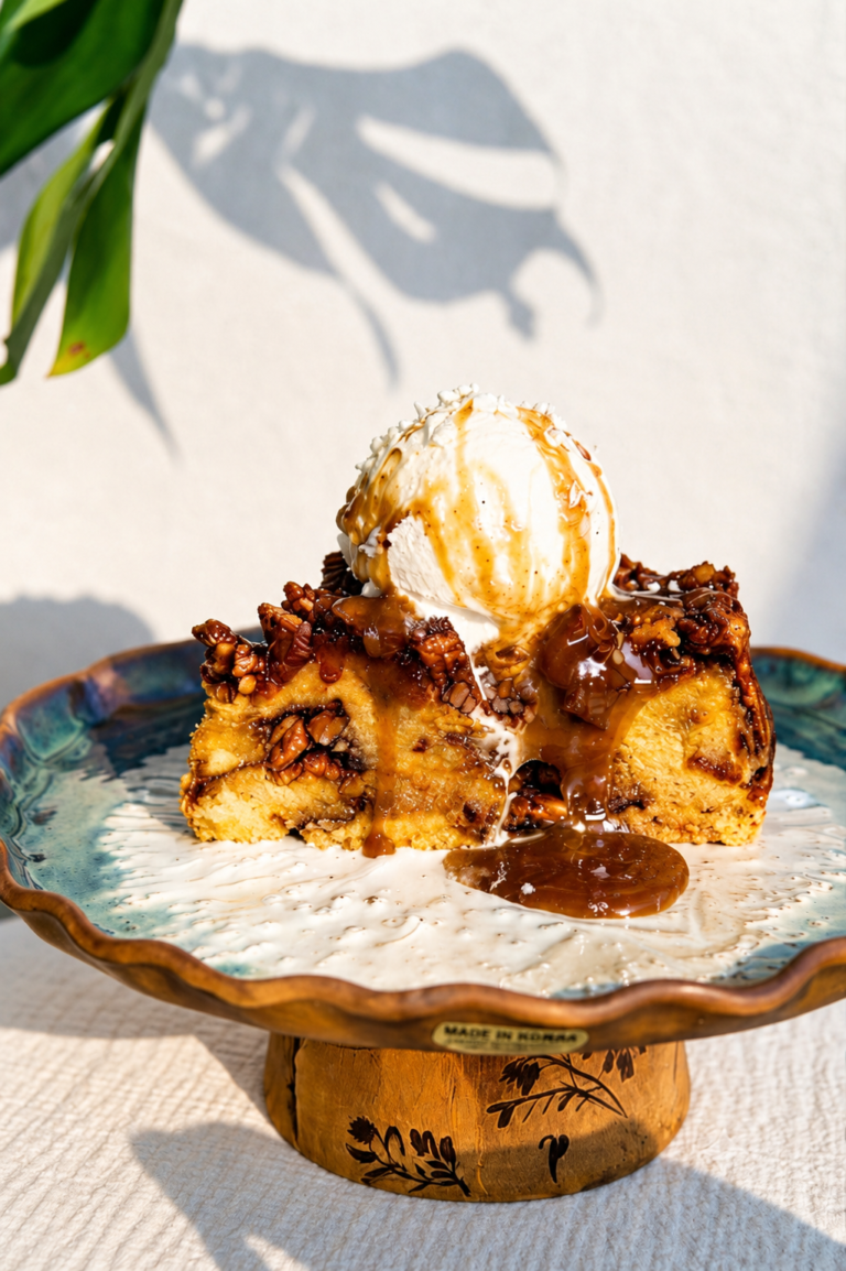 Coconut Pecan Pudding