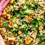 Couscous Halloumi Salad