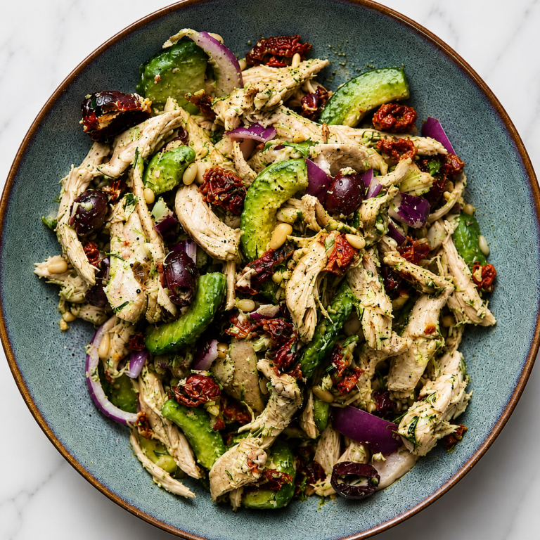 Greek Avocado Chicken Salad