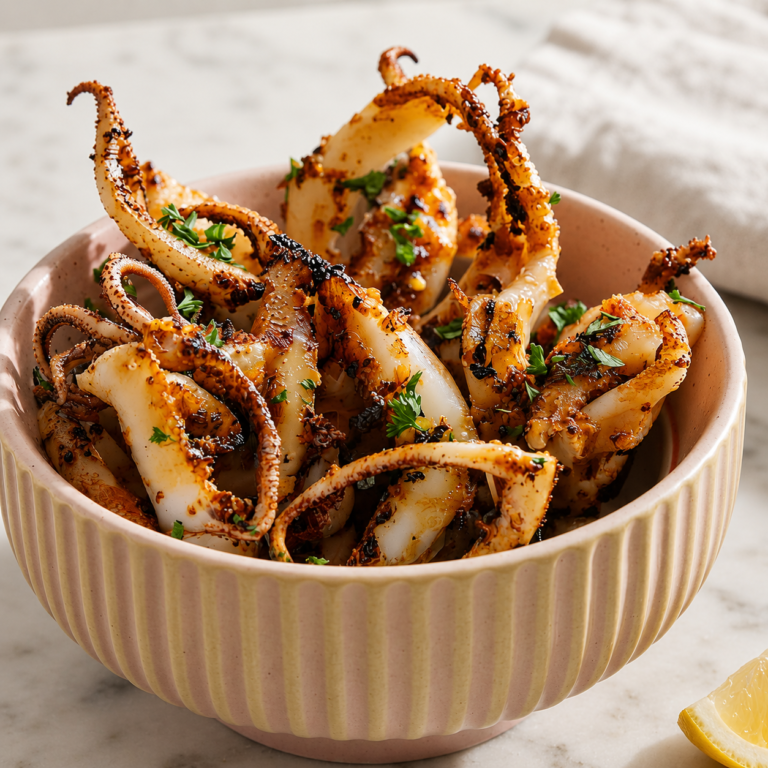 Grilled Squid Tapas