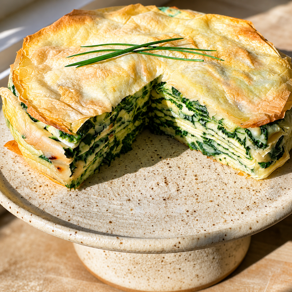 Gruyere Crepe Cake