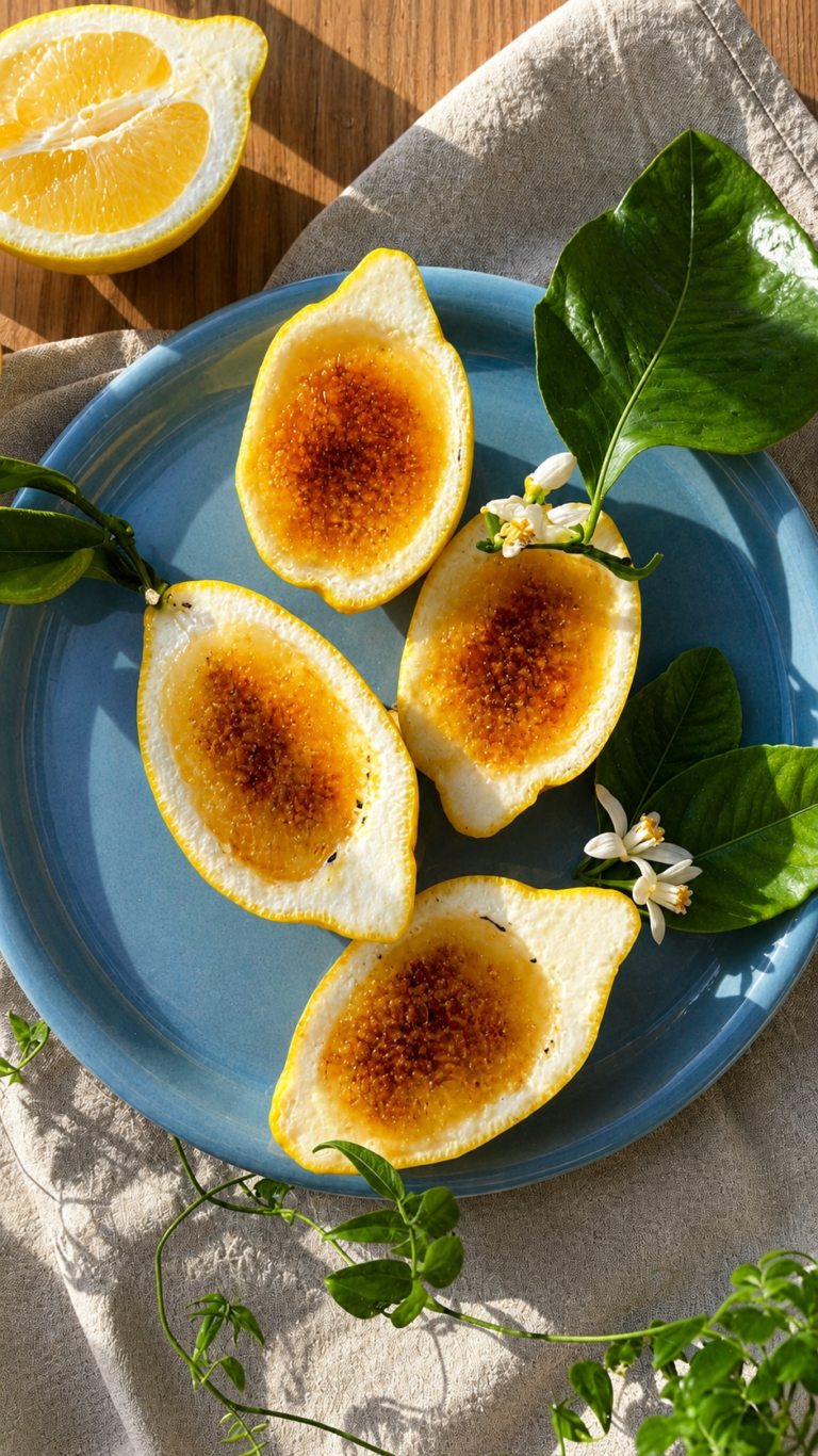 Lemon Posset Brulee