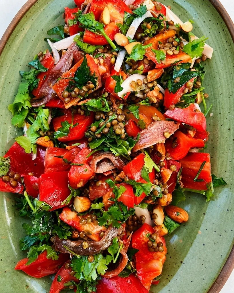 Lentil Capsicum Salad
