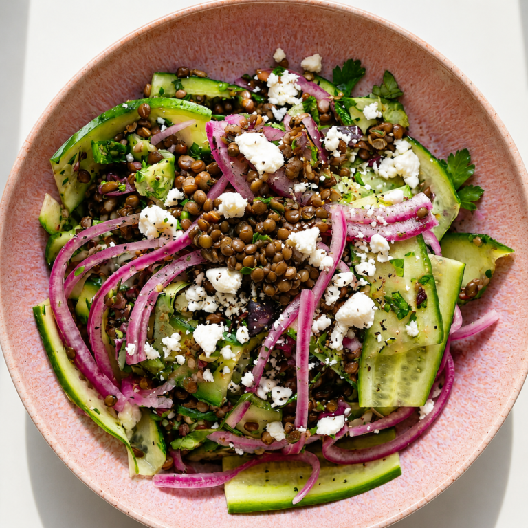 Lentil Feta Bowl