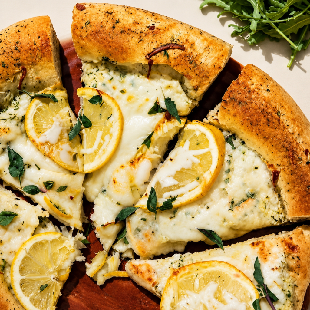 Perfect Summer Lemon Ricotta Pizza