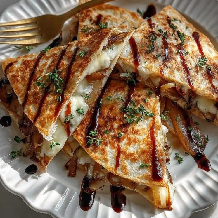 Sweet Brie Quesadillas
