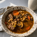 Beef Barley Mushroom Soup