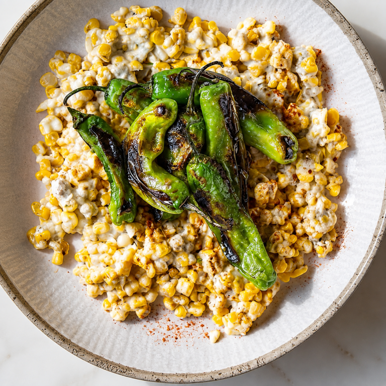 Creamy Parmesan Lime Corn