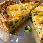 Goat Cheese Deep Dish Quiche
