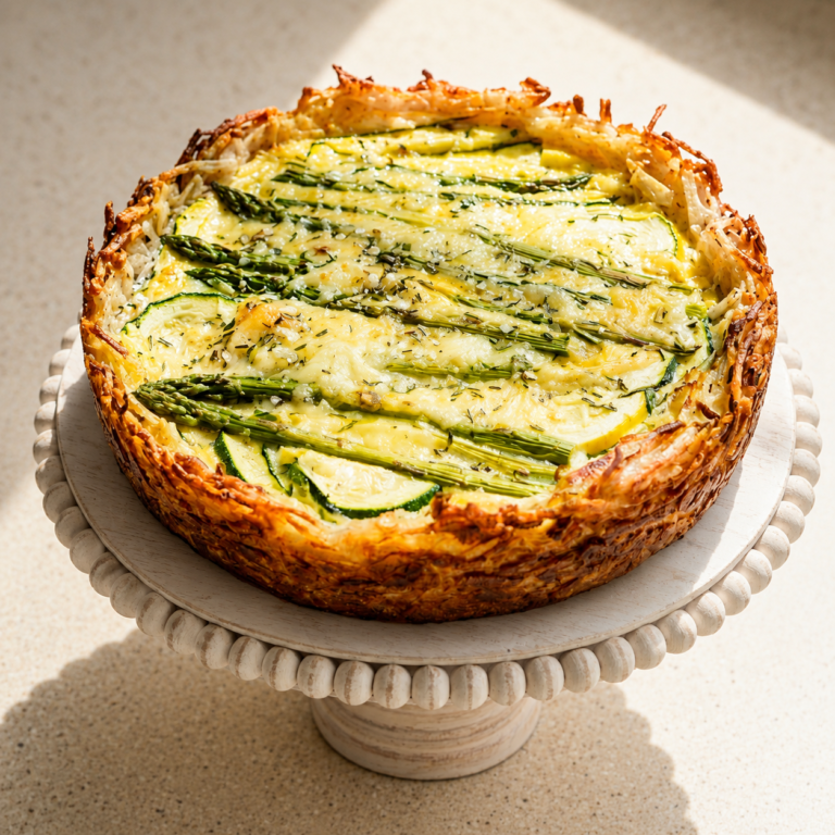 Hash Brown Crust Quiche