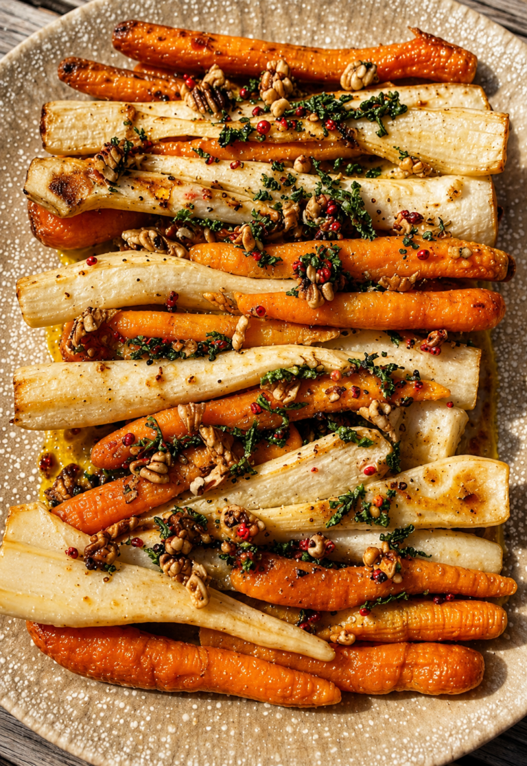 Oven-Roasted Carrots and Parsnips