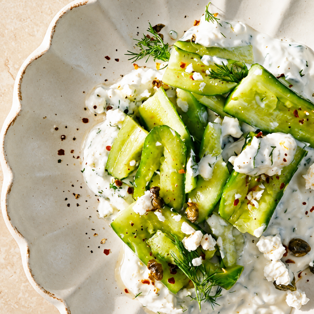 Smashed Cucumber Salad