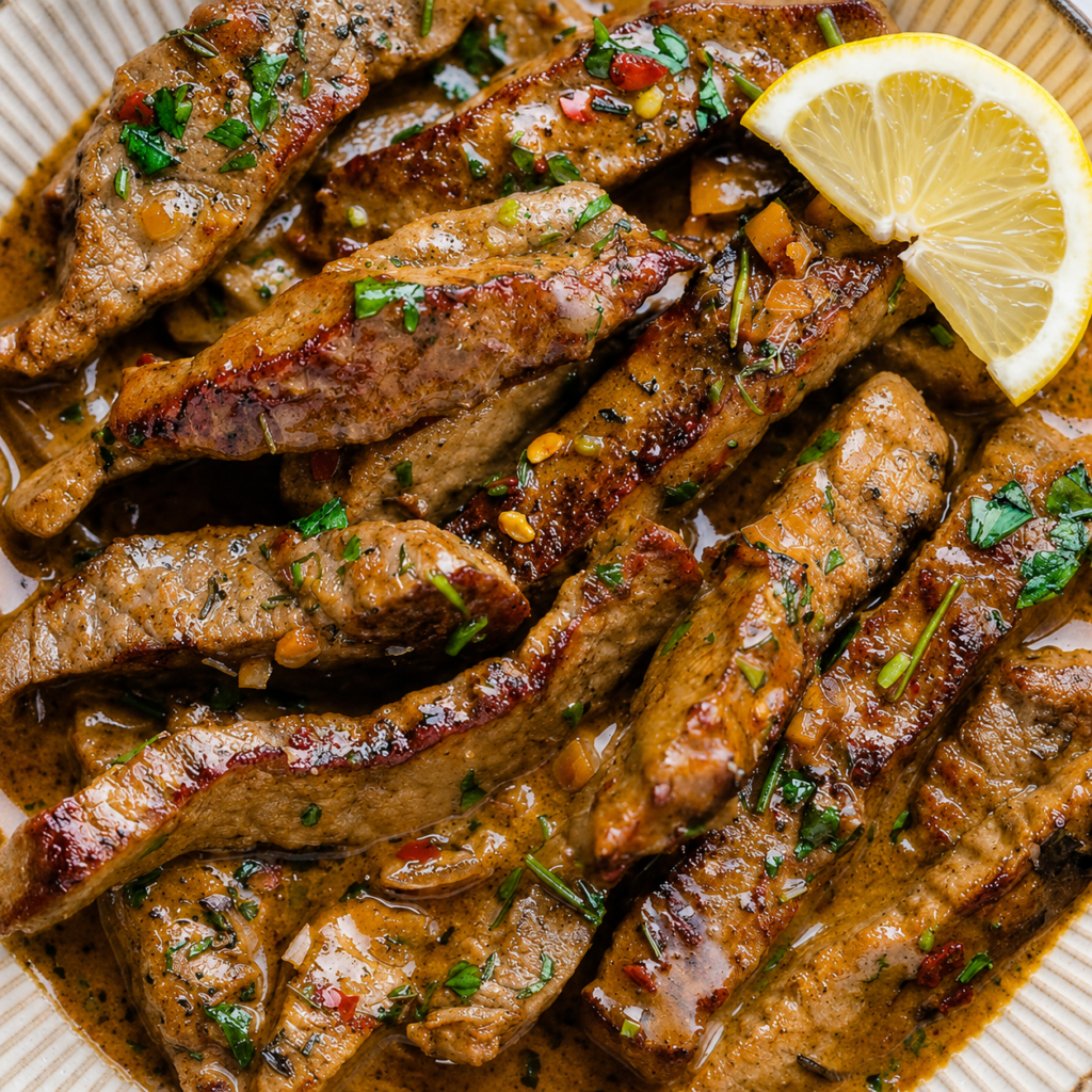 Steak in Butter Sauce