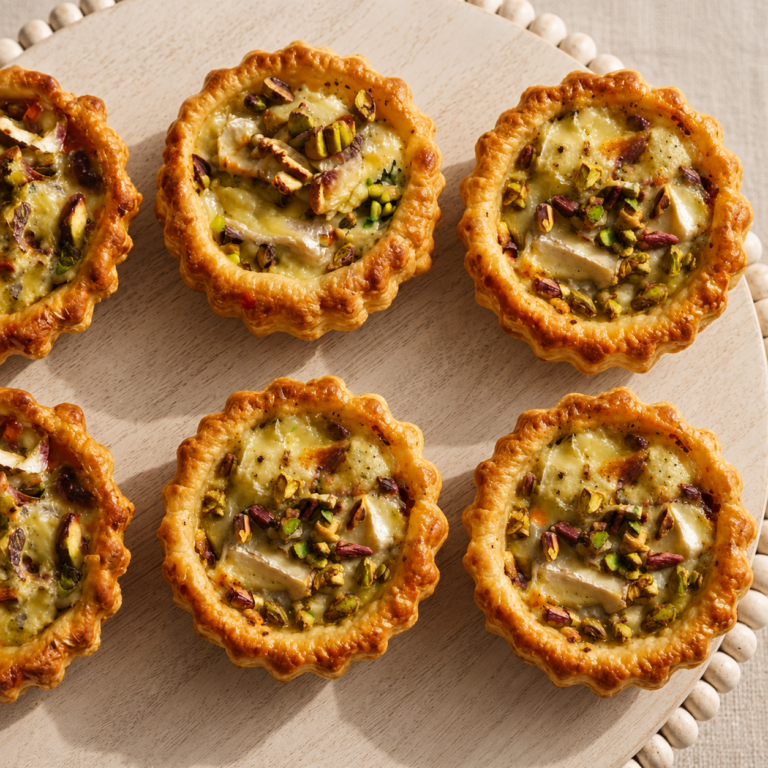 Pear Camembert Tartlets