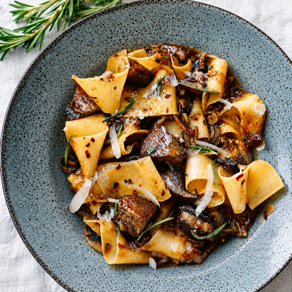 Portobello Mushroom Pappardelle